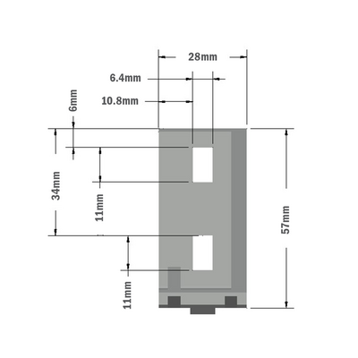 40-150-1SS MODULAR SOLUTIONS GUSSET BRACKET 30MM X 60MM WITH STAINLESS STEEL HARDWARE REINFORCEMENT ANGLE